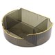 thumbnail image 2 of Beauty Storage Organiser Makeup Brush Holder For Daily Use Dark Green Durable PET Material Rotatable 1Pcs Stationery, 2 of 5