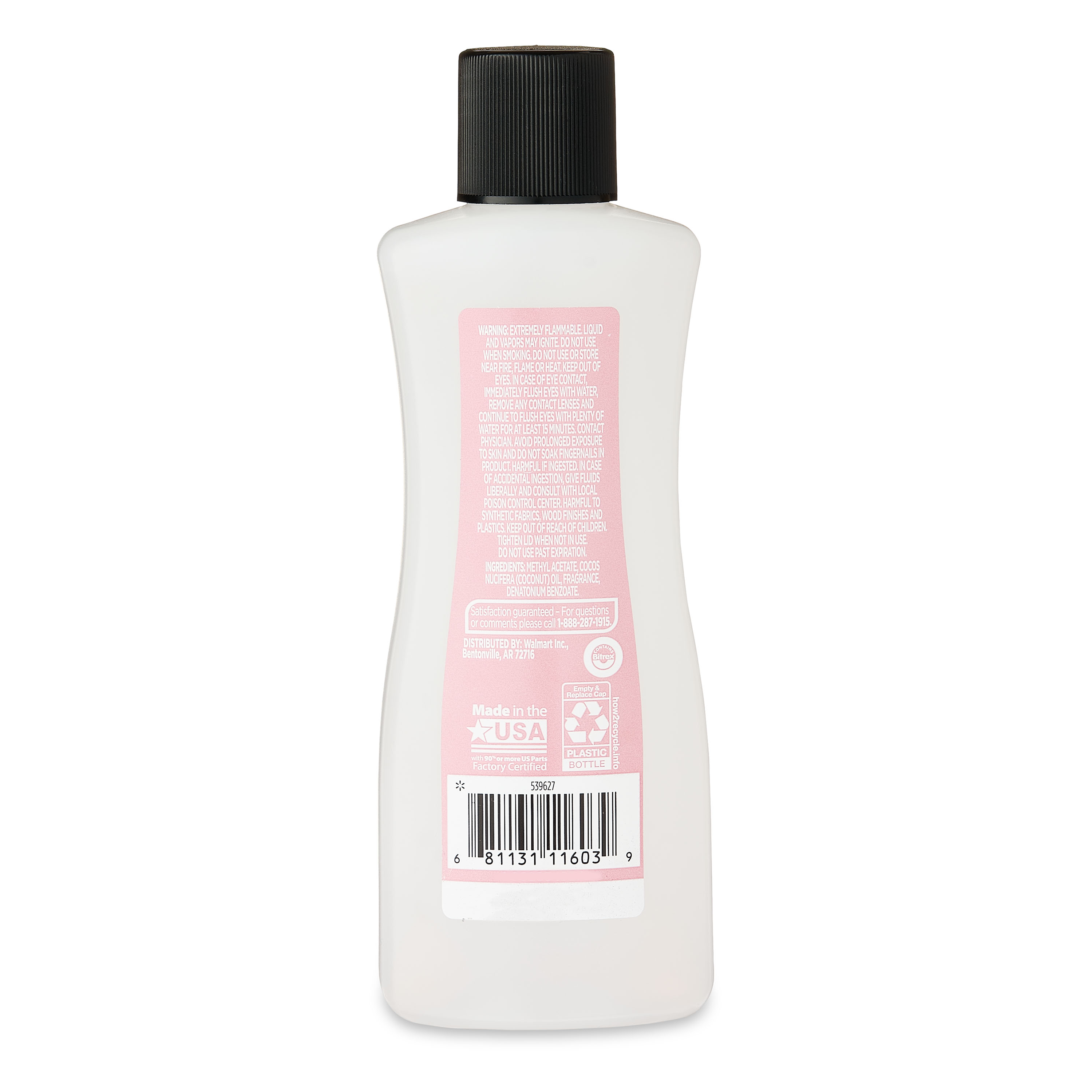 Equate Non-Acetone Nail Polish Remover, 6 fl oz