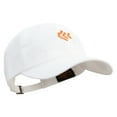 thumbnail image 5 of Cool Fish Line Logo Embroidered Dad Style Unstructured Low Profile 6 panel Cotton Cap - White OSFM, 5 of 5