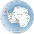 thumbnail image 2 of CafePress - Map Antarctica Throw Blanket - Soft Fleece Throw Blanket, 50"x60" for All Ages, 2 of 2