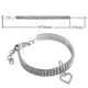 thumbnail image 2 of Collar de perro con brillantes diamantes de imitación en forma de corazón para mascotas de Dog Kingdom, 2 of 5