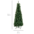 thumbnail image 7 of Best Choice Products 7.5ft Pre-Lit Hinged Fir Artificial Pencil Christmas Tree w/ 350 Warm White Lights, 7 of 7