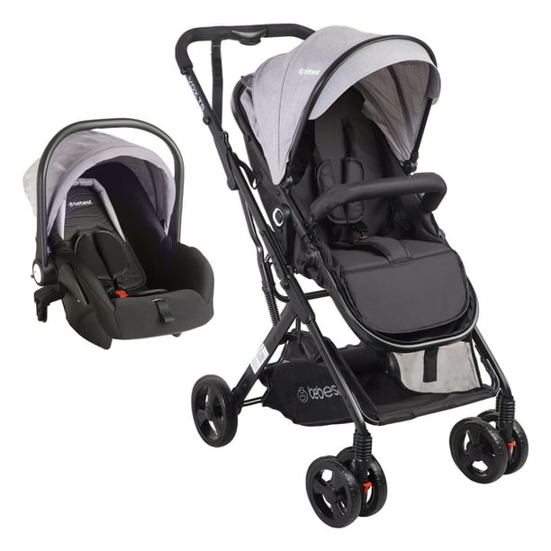 Carriola para bebe y Portabebe para auto - Asiento Giratorio 360º - Hasta 4 Años o 15 kg