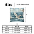 thumbnail image 5 of Seagull Luxurious Velvet Pillows Covers Set of 2 for Throw Pillow or Bed Pillow, Unique Patterns, 16x16 18x18 20x20 Inches,for Various Occasions, 5 of 6