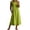 *Green, variant on VBVC Women's and Women's Plus Sleeveless Midi Dress , Summer Casual Loose Fit Dress For Women , Ladies' Crew Neck Layered Hem Dress with Pockets,Green,S-5XL