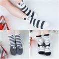 thumbnail image 6 of Peaoy 6 Pairs Fuzzy Socks for Women Girls Cute Animal Crew Socks Winter Warm Socks Slipper Socks, 6 of 8