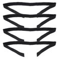 thumbnail image 1 of UPOUART 4Pcs Ratcheting Straps for Hoverboard Adjustable Nylon Tie Down Straps with Anti Slip Black, 1 of 7