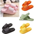 thumbnail image 5 of Pillow Slides, Pillow Slides,Unisex Shower Slide Sandal Summer Slippers Non-Slip Soft Pool Slides with Thick Sole,Open Toe Style Slippers,Ultra-Soft Slippers Extra Soft Cloud Shoes Nude Pink 35-36, 5 of 5