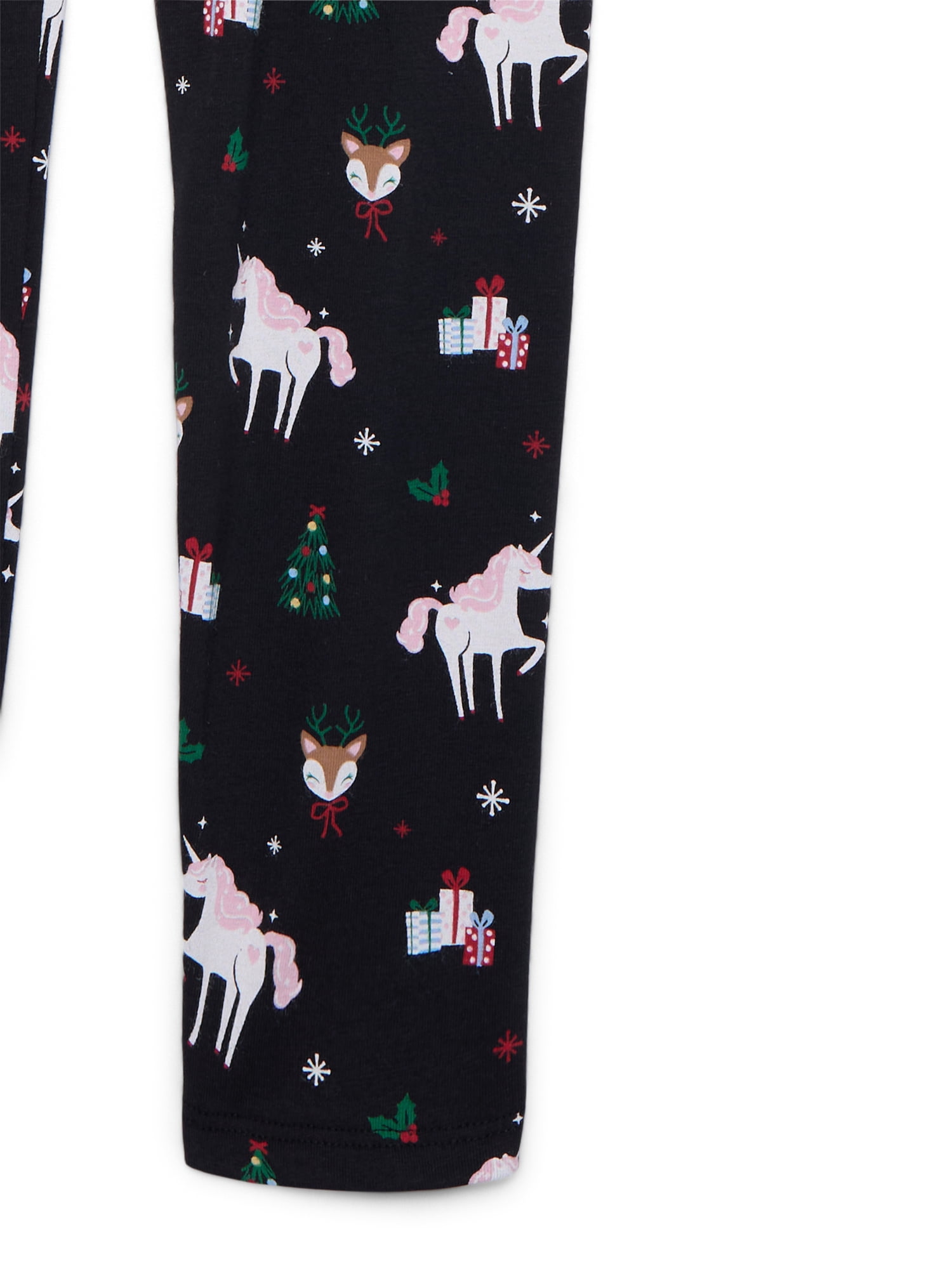 Holiday Time Girls Christmas Printed Leggings, Sizes 4-18
