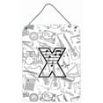 thumbnail image 1 of Carolines Treasures CJ2007-XDS1216 Letter X Musical Note Letters Wall and Door Hanging Prints, 1 of 1