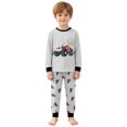 thumbnail image 4 of CAICJ98 Boys Pajamas Cotton Pjs Set Toddler Kids Monster Truck 2 Piece Long Sleeve Sleepwear Size 8-9, 4 of 9