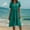 Army Green, variant on ZZwxWA Summer Dresses for Women V Neck Button Solid Causal Dress Vacation Short Sleeve Knee Length Dress A Line Flowy Dress