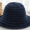 thumbnail image 2 of CoCopeaunts Women Bucket Hat Autumn Winter Soft Comfort Fisherman Hat Ladies Fashion Solid Color Packable Knitted Basin Hat, 2 of 8