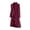 Wine, variant on Womens Gothic Victorian Long Sleeve High Low Hem Dress Ruffle Trim Lace Up Back Vintage Halloween Costume Party Gown