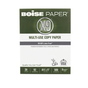 BOISE X-9 Multi-Use Copy Paper, 8.5 x 11 Letter, 92 Bright, 20 lb., 10 Ream Carton (5,000 Sheets)