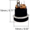 thumbnail image 2 of HUGFEGWE 20Pcs 5.5mmx2.1mm 3 Pin Female DC Power Jack Socket Female Panel Mount Connector CJB91-112453, 2 of 8