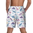 thumbnail image 4 of Goofa Dinosaur Printed Men's Swim Trunks Board Shorts Quick Dry Mens Swimming Trunks with Compression Liner,Breathable Fit Hawaii Beach Shorts-X-Large, 4 of 9