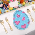 thumbnail image 5 of MXTPOV 10pcs Paper Plates for Party, Cute Easter Eggs Shaped Plates for Holiday Picnic, Easter Decorations, Disposable Plates, Home Decor, 5 of 5