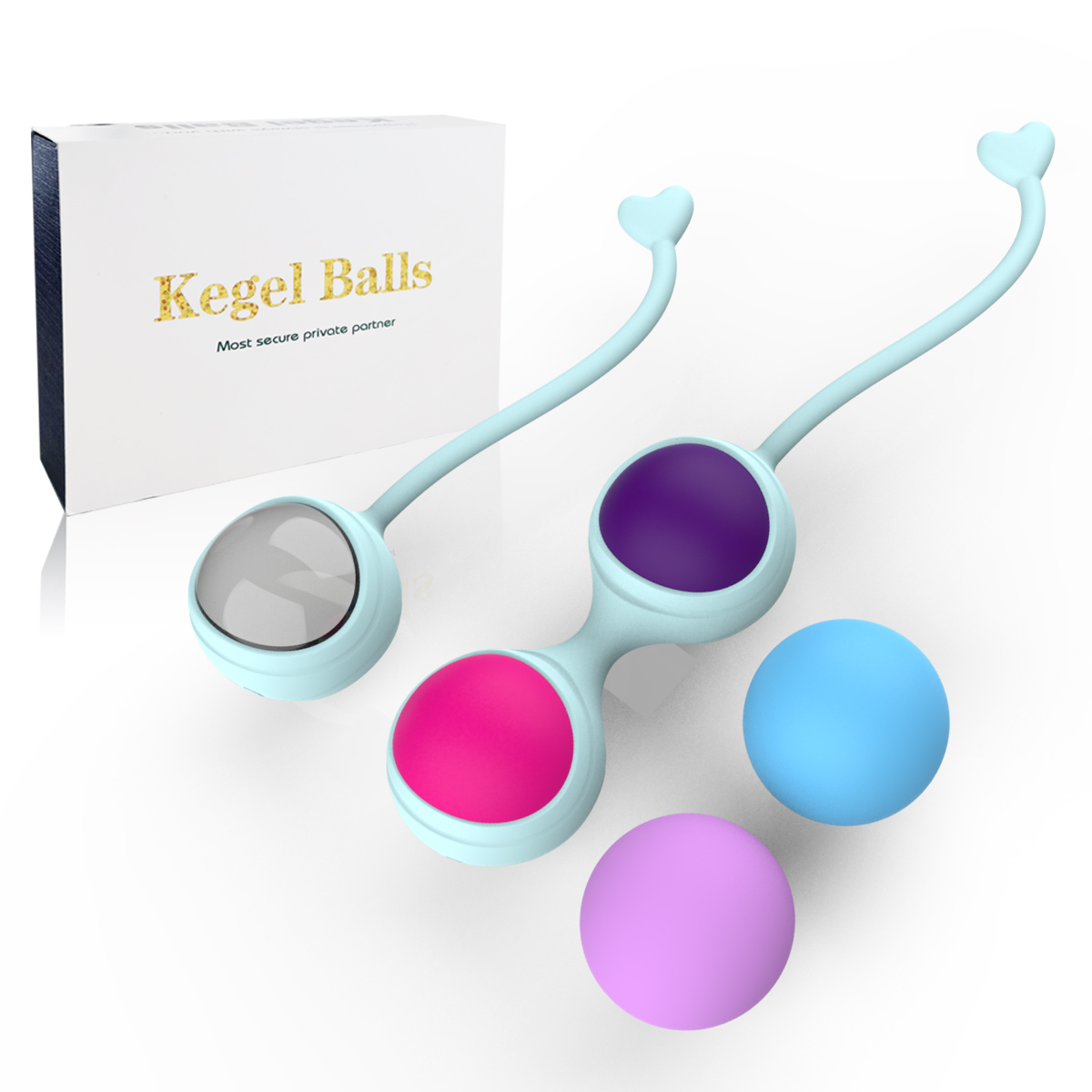 Kegel Balls Exercise Weights Kegel Balls Weighted Exercise Kit for Beginner Tightening Training