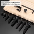 thumbnail image 5 of 3/16-24 x 1-1/2 Inch Flat Head Socket Cap Screws Hex Socket Drive Machine Screws UNC Coarse Full Thread Black 10 Pcs, 5 of 7