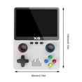 thumbnail image 2 of Consola de videojuegos con pantalla IPS de 3,5 pulgadas, joystick dual, 10000+juegos para niños y adultos, 2 of 9