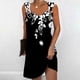 thumbnail image 2 of Vestido de Verano para las Mujeres Impreso sin Mangas Cuello en V, Fluido Casual Y Moda Vestido sin Mangas para las Mujeres, 2 of 5