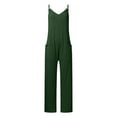 thumbnail image 4 of Hauaitttt Independent Station European and Plus Size Women's Wear Strappy Jumpsuits Romper Overalls Womens Maternity Suits for Work Baggy Rompers for Women Comfy Jumpsuits for Women Jumpsuits for, 4 of 4
