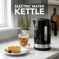 thumbnail image 5 of OVENTE 1.8L Electric Kettle, 1500W Fast Boiling Heater for Coffee or Tea, BPA Free, Easy to Fill Lid, Water Level Window, Auto Shut-Off, Boil-Dry Protection and Removable Filter, Black KP413B, 5 of 8