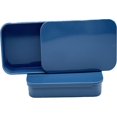 thumbnail image 2 of HARMONYDENT Floss Case, Push-Pull Sliding Travel Picks Case, Portable Mini Dental Dispenser Refillable, Thread Holder Container Blue, 2 Pack, 2 of 8