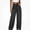 Gray, variant on Women Pull On Denim Jeans High Waist Straight Leg Baggy Pants Loose Fit Straight Casual Long Trousers Gray Size XXS