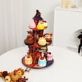 thumbnail image 1 of Hallowen Pumpkin Multilayer Cake Rack Decorative Paper Cake Tray Party Snack Set, 1 of 6