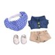 thumbnail image 4 of Ropa de muñeca perfecl Disfraz DIY 15-17 Cm con Zapatos Chaqueta Pantalones, 4 of 8