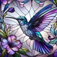 thumbnail image 2 of Hilo Algodón Ecológico Bordado Punto Cruz Colibrí Impreso 11CT 40x40cm, 2 of 8