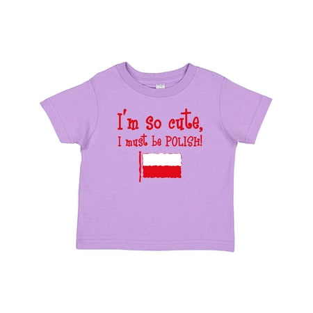 

Inktastic So Cute Polish Gift Toddler Boy or Toddler Girl T-Shirt