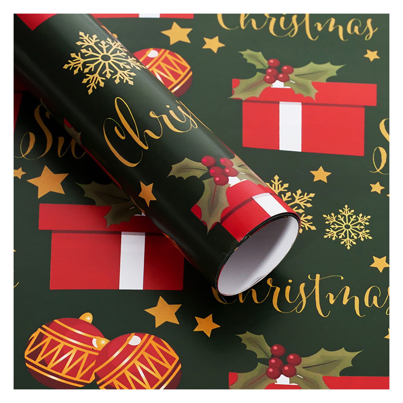 3-Roll Gift Wrapping Paper - 17x207 In Per Roll (73.5 Sq Ft Total