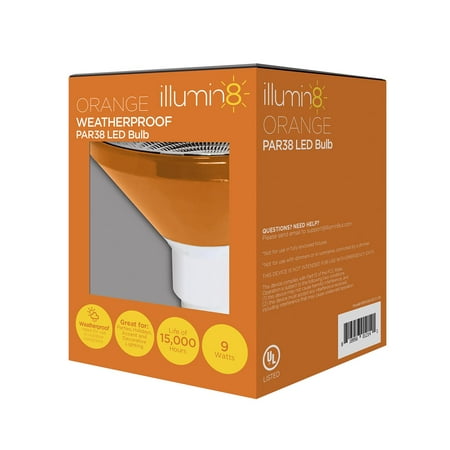 Illumin8 Par38 Orange Led Indoor Outdoor Flood Light Non Dimmable Illumin8 Par38 Orange Led Indoor Outdoor Flood Light Non Dimmable 3100cd