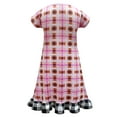 thumbnail image 2 of Kids Sanderson Nightie Nightwear Sleeping Shirt Ruffle Dress Cartoon Sleepwear, 2 of 7