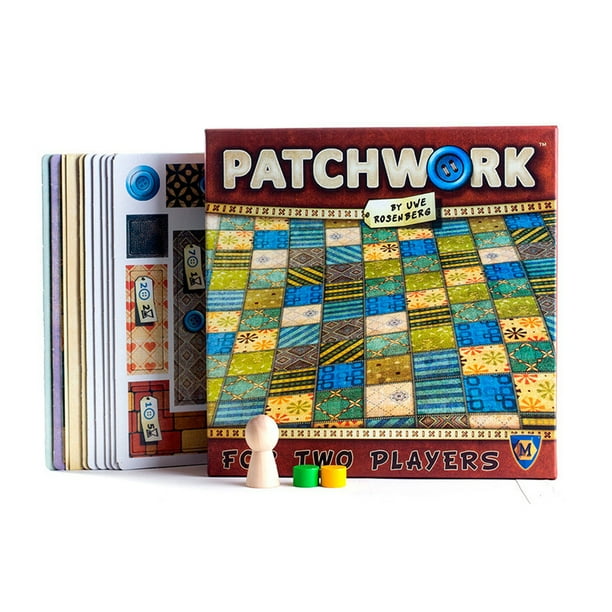 Patchwork Board Game for Two Players Funny Party Games Paper Cards ...