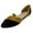 Yellow, variant on ZTTD Women Casual Color Matching Slip-On Flat Pointed Toe Sandals Single Shoes