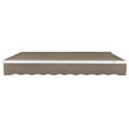 thumbnail image 4 of Awntech 14 Ft Maui Right Motorized Heavy Duty Patio Retractable Awning (168in x 9.25in x 120in), Taupe, 4 of 7