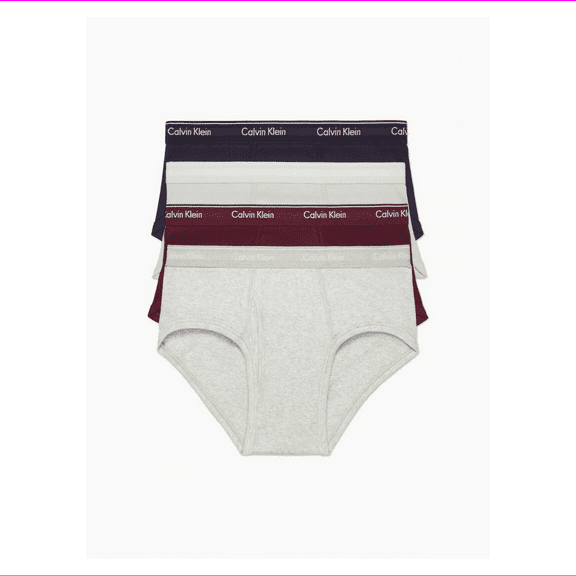 Calvin Klein Men's NB4000-453 Cotton Classic Fit 4-Pack Brief Black Size XL