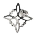 thumbnail image 2 of JOYARIS Aretes Nudo De Bruja Mujer Dama Regalo Laser Plata Ley 925 A-0000120, 2 of 4