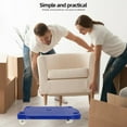 thumbnail image 1 of unbranded Carro Plano Multiusos Azul Con Giratorias Y Estructura Resistente Ideal Para Mover Muebles En El Hogar, 1 of 8