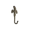 thumbnail image 3 of FantasHome Wall Mounted Cast Iron Home Décor Single Hook - Iris Flower, 3 of 5