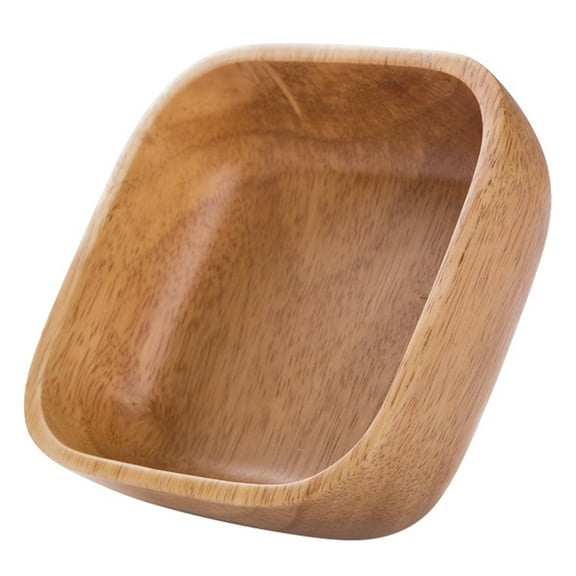 OATIPHO Bowl Kitchen Salad Bowl Wood 1Pc