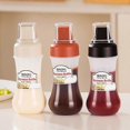 thumbnail image 1 of 3pcs Kitchen with dust cover squeeze sauce bottle salad dressing ketchup seasoning squeeze sauce bottle, 1 of 5