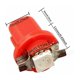 thumbnail image 3 of Indicadores de advertencia de tablero LED SMD T5 B8.4D Rouge, bombilla para grupo de instrumentos con brillo extremo y fácil instalación para su automóvil, 3 of 5