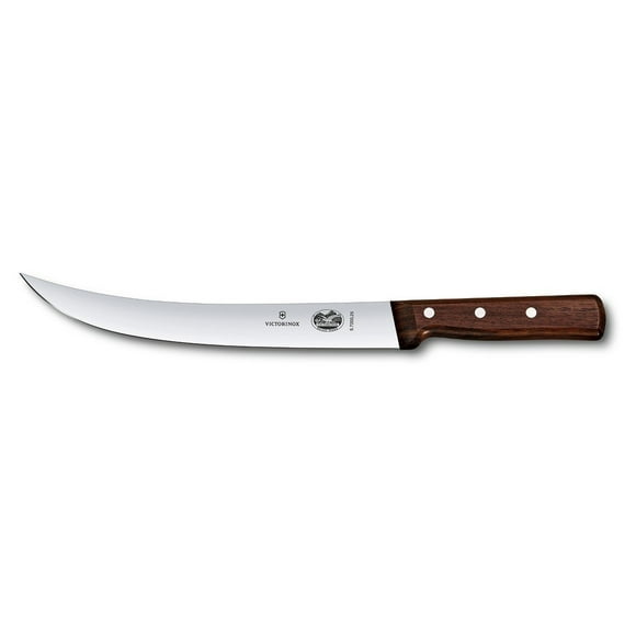 Cuchillo para romper Victorinox con mango curvo de palisandro multicolor