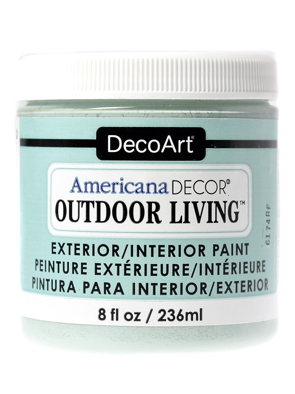 Americana Decor Outdoor Living Paint frosted glass, 8 oz. (pack of 3
