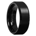 thumbnail image 2 of Paris Jewelry Unisex Tungsten Black High Polished Brushed Band 7MM Sizes 7 to 13, 2 of 5